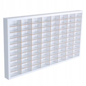    Polc autóknak, játékautóknak, rugóknak, Hot Wheels rendszerezőnek, 80 férőhelyes