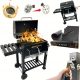  NAGY PREMIUM SZÉN GRILL DUPLÁCOS HŐMÉRŐ + 4x BBQ MAT 1011