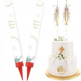    ÁLDOZÁSI TORTASZÖKŐKÚT Verseny Első SZENTÁLDOZÁS Boho IHS 18cm 2 db.