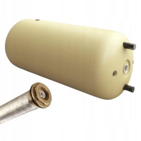    GALMET hőcserélő dupla U-típusú hőcserélővel 140l 21-144800