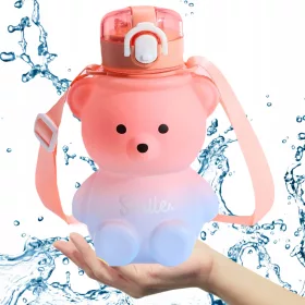    Palack vizes palack bögre gyerekeknek iskolába óvodába mackó 800ml