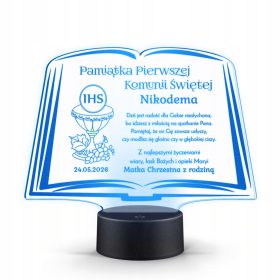    SZENTÁLDOZÁSI AJÁNDÉK, LED KÉP, úrvacsora ajándék egy lánynak I 1