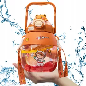    Palack vizes palack bögre gyerekeknek iskolába óvodába mackó 950ml