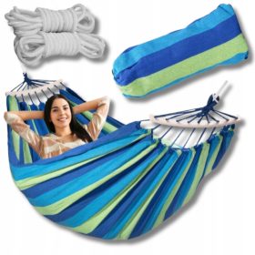    Függőágy Iso Trade rúddal, többszínű, 150 kg, 260 x 160