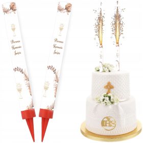    ÁLDOZÁS Torta SZökőkút Verseny Első SZENTÁLDOZÁS Boho 18cm 2db.