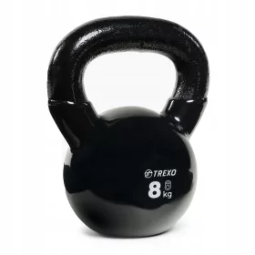    Kettlebell TREXO VKB08 8 kg Súlymegjelölés Öntöttvas Kerek széles nyél