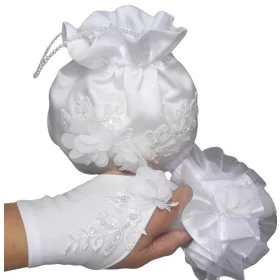    úrvacsoratáska. Áldozótáska, 3D-s díszítéssel. úrvacsorakészlet.