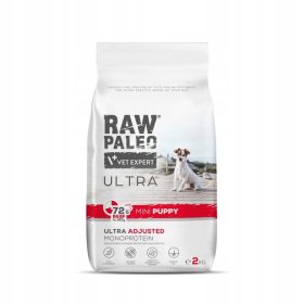    RAW PALEO ULTRA BEEF PUPPY MINI 2kg - szárazeledel kistestű kölyökkutyáknak