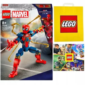    LEGO Super Heroes 76298 Iron Spider-Man figura + 2 egyéb termék