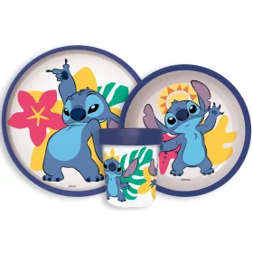    STITCH REGGELGI KÉSZLET PREMIUM DINNER WARE SET STICH DISNEY