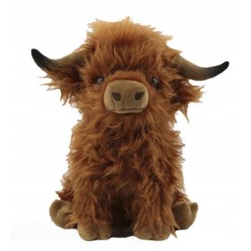    BARNA SKÓT TEHÉN plüss JÁTÉK KAbalÁJA GYERMEKEKNEK FELVONDI TEHÉN