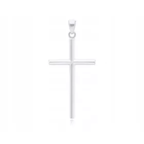  Férfi ezüst kereszt, nagy sima kereszt, pr. 925