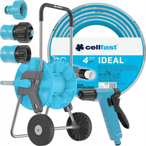  IDEÁLIS kerti tömlő 1/2" 30 m 10-241 Cellfast + 2 egyéb termék