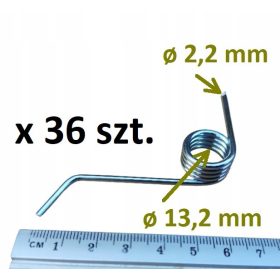    36 db fogak karmok rugók WOLF MTD OPTIMA 35 VO, 38 VO bordázó