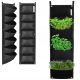  Virágcserép Decorya VPL01 2 az 1-ben 105 cm x 30 x 105 cm filc fekete