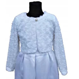  Biko bolero, fehér, 134-es méret