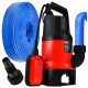  Heidmann búvárszivattyú 1600 W 8000 l/h + Mar-pol tömlő 20 mx 26 mm