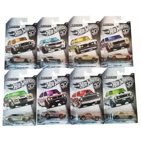  8 db-os készlet. A Zamac Hot Wheels 50. évfordulója