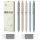  5 x Automata Clicker Pens SET Gél toll + 10 utántöltő FEKETE