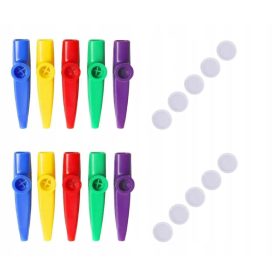    10x KAZOO New Loud Plastic mix kazu SZETT + INGYENES 10 MEMBRÁN