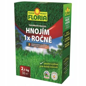    FLORIA Gyepműtrágya ÉVES 1 SZERETŐ MŰTRÁGYÁZOM 2,5 kg