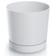  Prosperplast virágcserép 24 cm x 24 x 23,1 cm átmérő 23,9 cm műanyag fehér