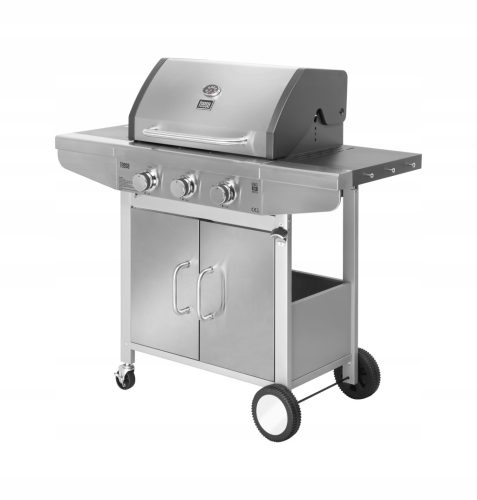  Teesa BBQ gázgrill 3 égős hely egy palacknak