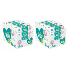    Pampers SENSITIVE nedves törlőkendők 12 - CSOMAG x 52 db.