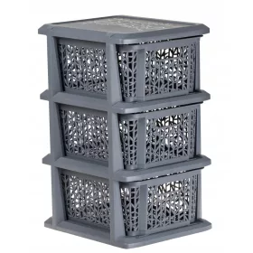  BranQ fürdőszobai polc antracit 29,2 x 25 x 44 cm