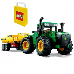    LEGO Technic John Deere 9620R 4WD traktor 42136 + VP papírtáska LEGO 6315792 közepes