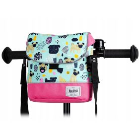    TÁSKA táska KOSÁR kormányhoz kerékpár ROBOGÓ gyerekeknek MENTA KUTYÁK