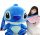 LILO ÉS STICH kabalája RÓZSASZÍN MEDVE WALT DISNEY ÖLELŐPÜLÖSJÁTÉK 50cm