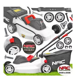   NAC ELEKTROMOS FŰNYÍRÓ 1800W 40CM 30L BEÁLLÍTÁSSAL LE18-40-PB-S