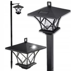    PrzydaSie beágyazott napelemes lámpa, fekete, 150 cm, 1 db.