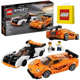    LEGO Speed Champions 76918 McLaren Solus GT és McLaren F1 LM + LEGO papírtáska