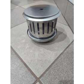  SZÉN KOSÁR FEDŐVEL FÜSTMENTES GRILLHEZ!