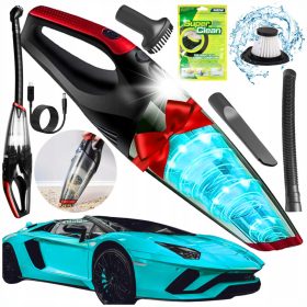    DexXer kézi porszívó Tourist kézi porszívó Car Pro 1 piros + gél szennyeződések, por, ragasztó, elasztin gél eltávolításához