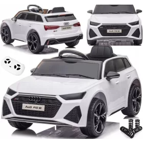    AUDI RS akkumulátoros gyerekautó 4 x AMORY + BŐR + EVA KEREKEK + TÁVIRÁNYÍTÓ