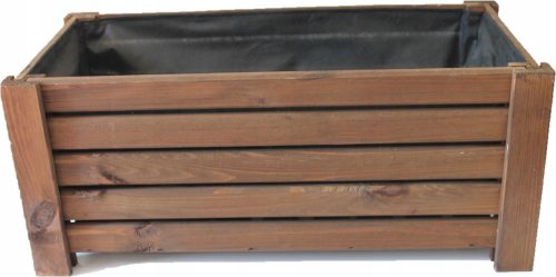  TRAK-DREW virágcserép 60 cm x 30 x 25 cm fa árnyalatú barna és bézs