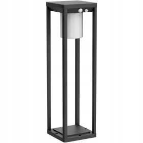    Téglalap alakú SuperLED világítóoszlop, integrált LED-forrás, 50 cm, fekete