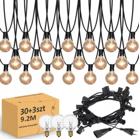  Világítófüzér 920 cm, sárga háló árnyalatai