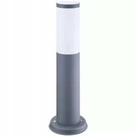  Polux E27 kerek világítóoszlop, 45 cm, szürke