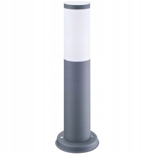  Polux E27 kerek világítóoszlop, 45 cm, szürke