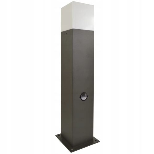  Sanico E27 négyzet alakú világítóoszlop, 44 cm, szürke