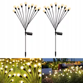  Süllyesztett napelemes lámpa oldBro fekete 70 cm 2 db.