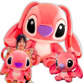    Mascot Stitch Pink nagy XXL 50cm aranyos plüss játék gyerekeknek
