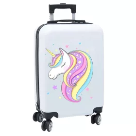    UNICORN UNICORN LÓ FEHÉR Bőrönd GYERMEKEKNEK UTAZÁSI KOMBINÁCIÓ GYERMEKEK