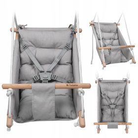    Rocker Rocker bölcső hinta gyerekeknek TULANO Hop 40 Szürke-fehér