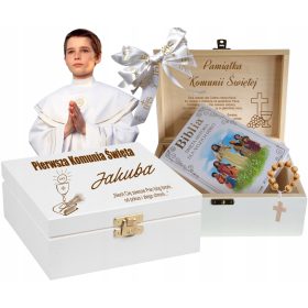    Biblia Szent Biblia emléktárgy az elsőáldozásról úrvacsora AJÁNDÉK + VÉSZ