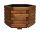  ZPD virágcserép 60 cm x 53 x 35 cm átmérőjű 60 cm barna és bézs fa árnyalatai